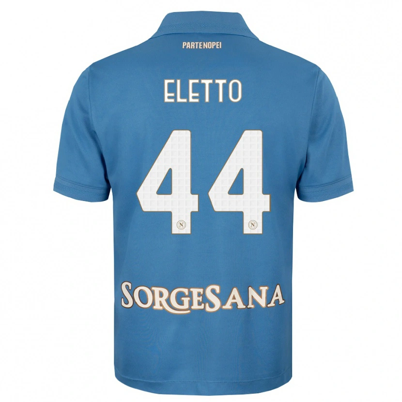 Danxen Pánské Francesco Eletto #44 Modrá Bílá S Nádechem Domů Hráčské Dresy 2026/27 Dres