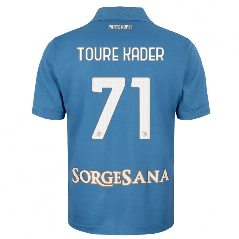 Danxen Pánské Aziz Toure Kader #71 Modrá Bílá S Nádechem Domů Hráčské Dresy 2026/27 Dres