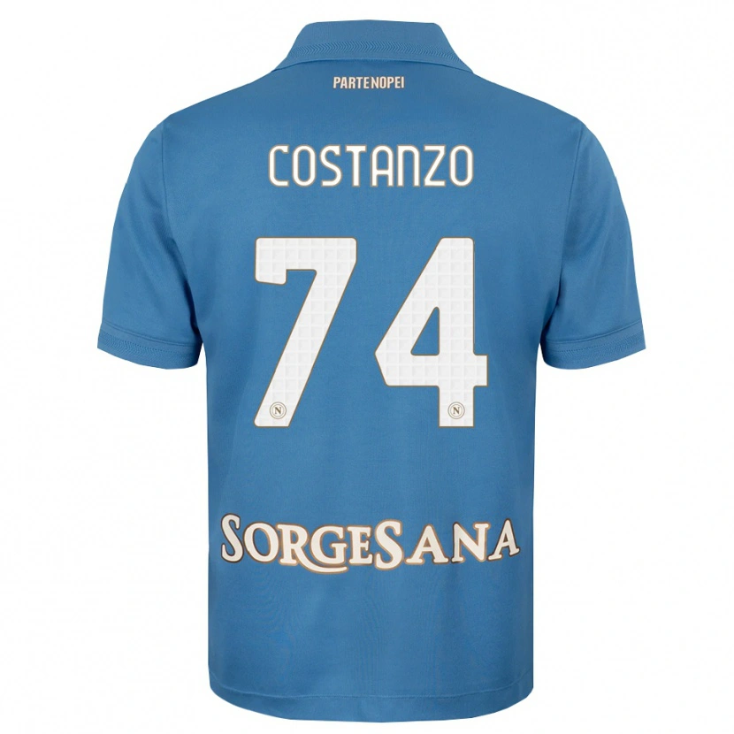 Danxen Pánské Davide Costanzo #74 Modrá Bílá S Nádechem Domů Hráčské Dresy 2026/27 Dres
