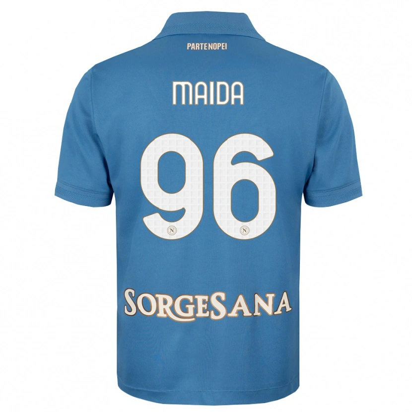 Danxen Pánské Giuseppe Maida #96 Modrá Bílá S Nádechem Domů Hráčské Dresy 2026/27 Dres