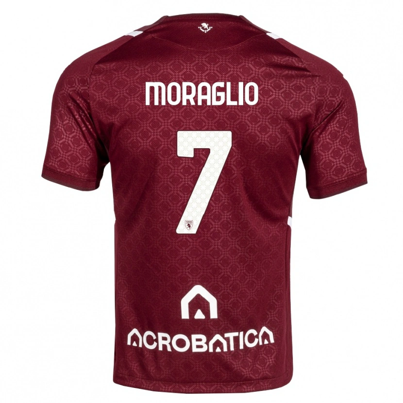 Danxen Pánské Federico Moraglio #7 Tmavě Červená Bílá Domů Hráčské Dresy 2026/27 Dres