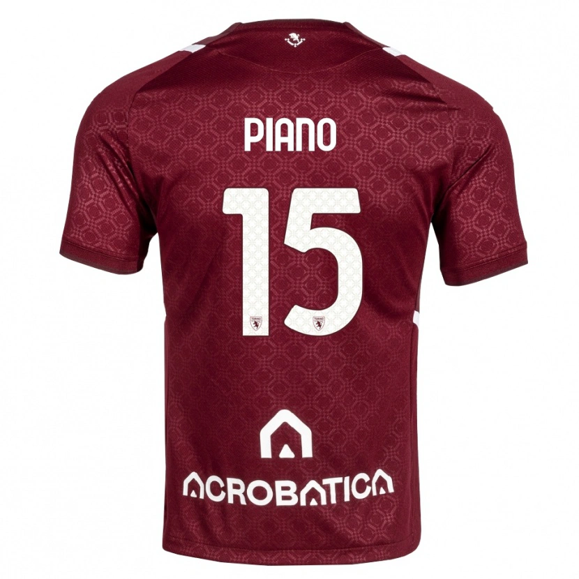 Danxen Pánské Enrico Piano #15 Tmavě Červená Bílá Domů Hráčské Dresy 2026/27 Dres
