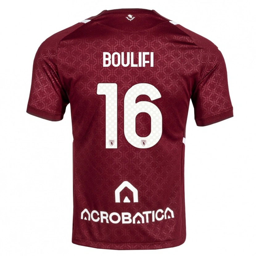 Danxen Pánské Youssef Boulifi #16 Tmavě Červená Bílá Domů Hráčské Dresy 2026/27 Dres
