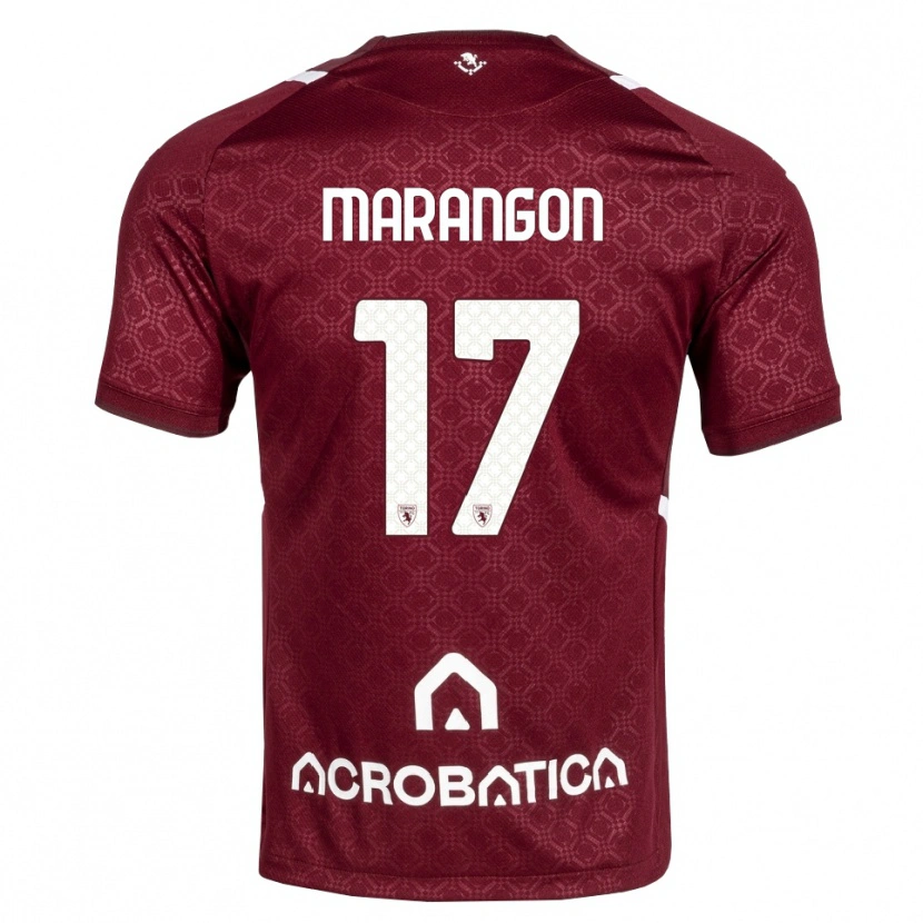 Danxen Pánské Riccardo Marangon #17 Tmavě Červená Bílá Domů Hráčské Dresy 2026/27 Dres