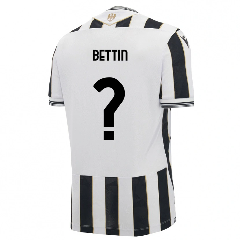 Danxen Pánské Matteo Bettin #0 Černá Bílá Růžová Domů Hráčské Dresy 2026/27 Dres