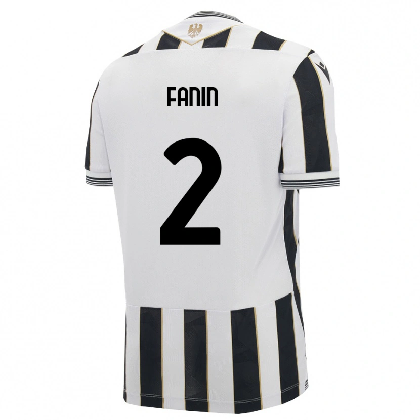 Danxen Pánské Alessandro Fanin #2 Černá Bílá Růžová Domů Hráčské Dresy 2026/27 Dres