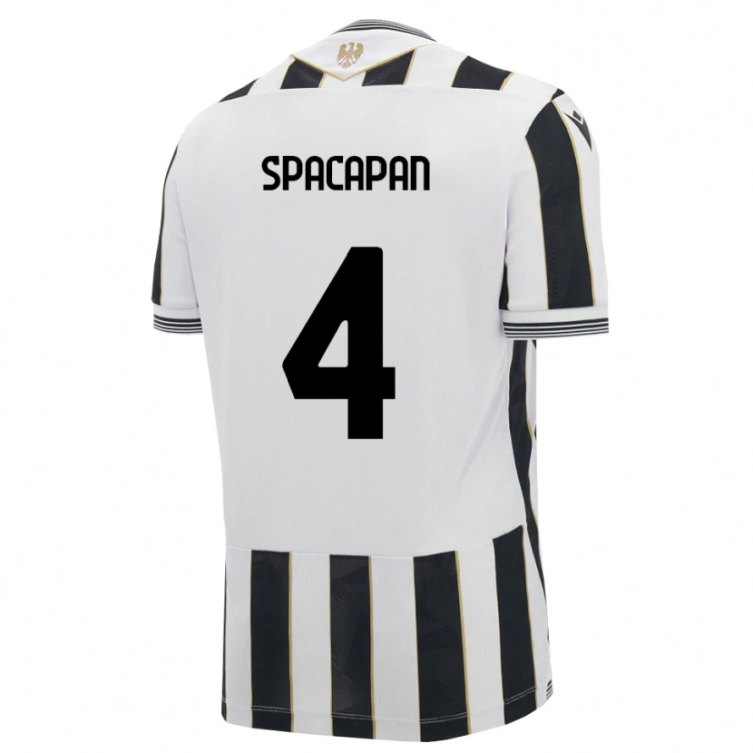 Danxen Pánské Luka Spacapan #4 Černá Bílá Růžová Domů Hráčské Dresy 2026/27 Dres