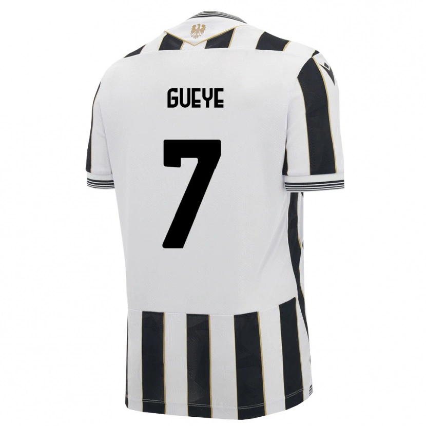 Danxen Pánské Idrissa Gueye #7 Černá Bílá Růžová Domů Hráčské Dresy 2026/27 Dres