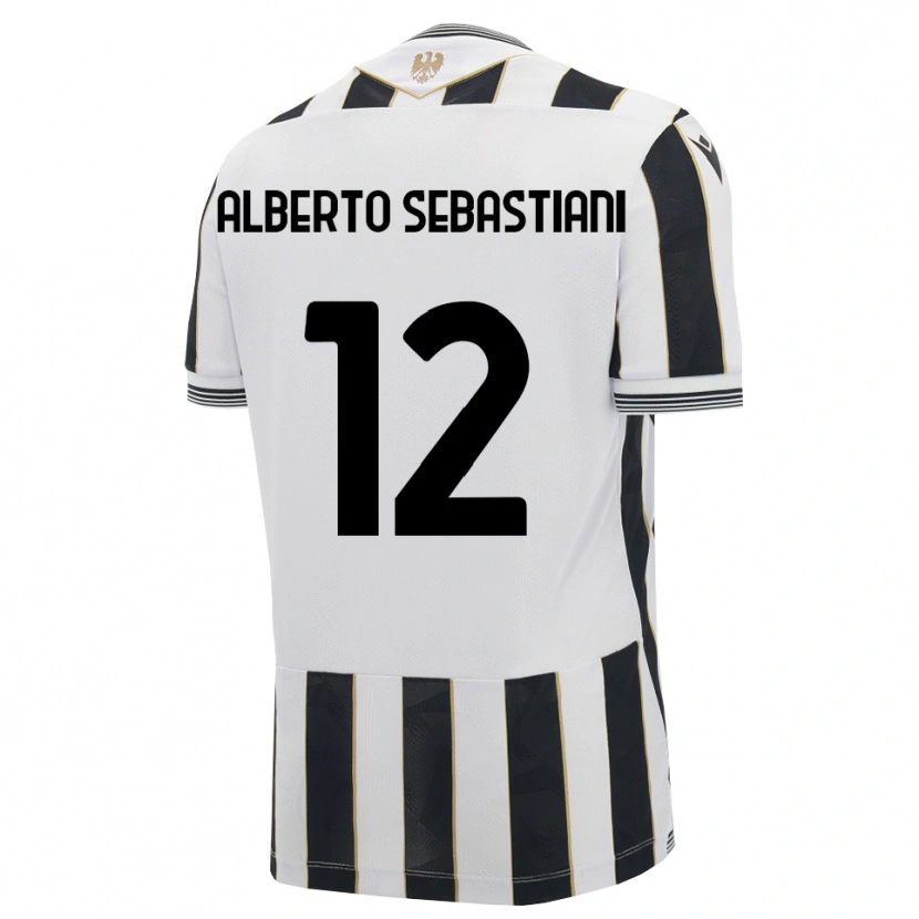 Danxen Pánské José Alberto Sebastiani #12 Černá Bílá Růžová Domů Hráčské Dresy 2026/27 Dres