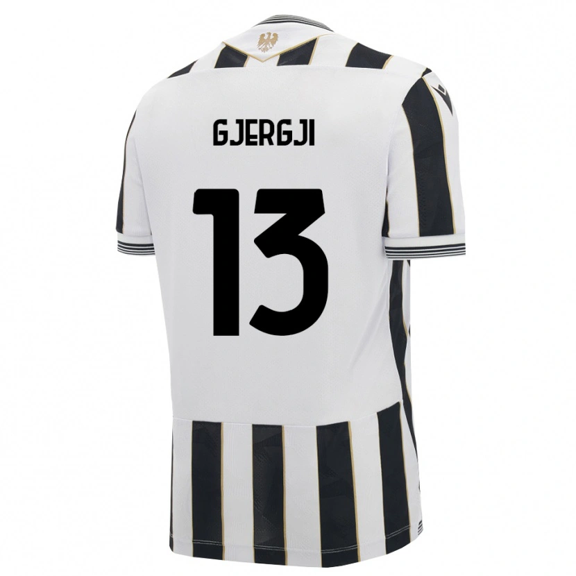 Danxen Pánské Alessio Gjergji #13 Černá Bílá Růžová Domů Hráčské Dresy 2026/27 Dres