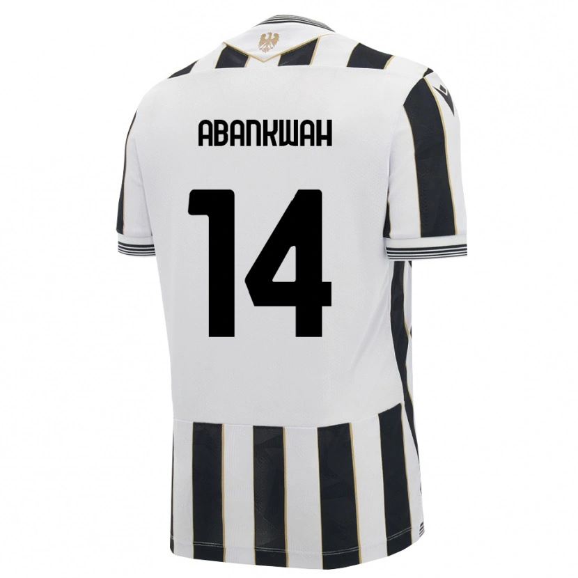 Danxen Pánské James Abankwah #14 Černá Bílá Růžová Domů Hráčské Dresy 2026/27 Dres