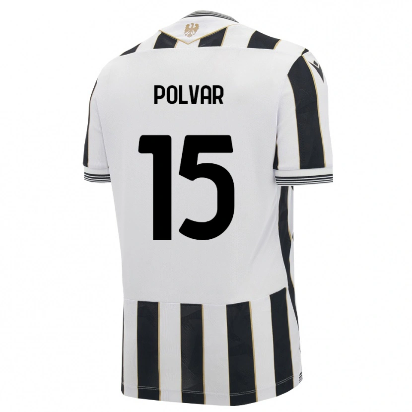 Danxen Pánské Francesco Polvar #15 Černá Bílá Růžová Domů Hráčské Dresy 2026/27 Dres