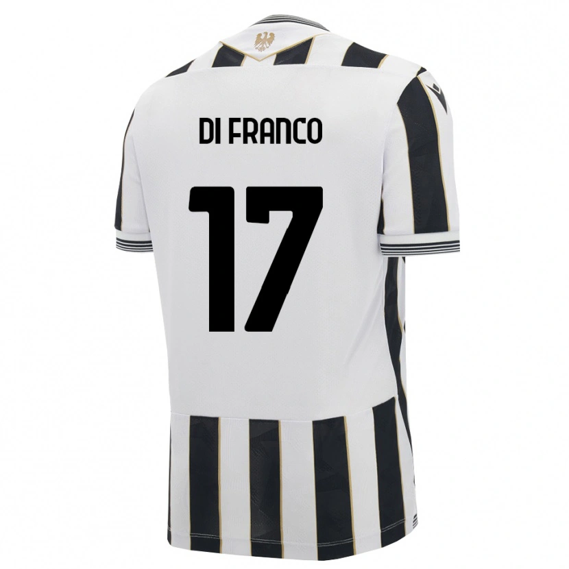 Danxen Pánské Giovanni Di Franco #17 Černá Bílá Růžová Domů Hráčské Dresy 2026/27 Dres