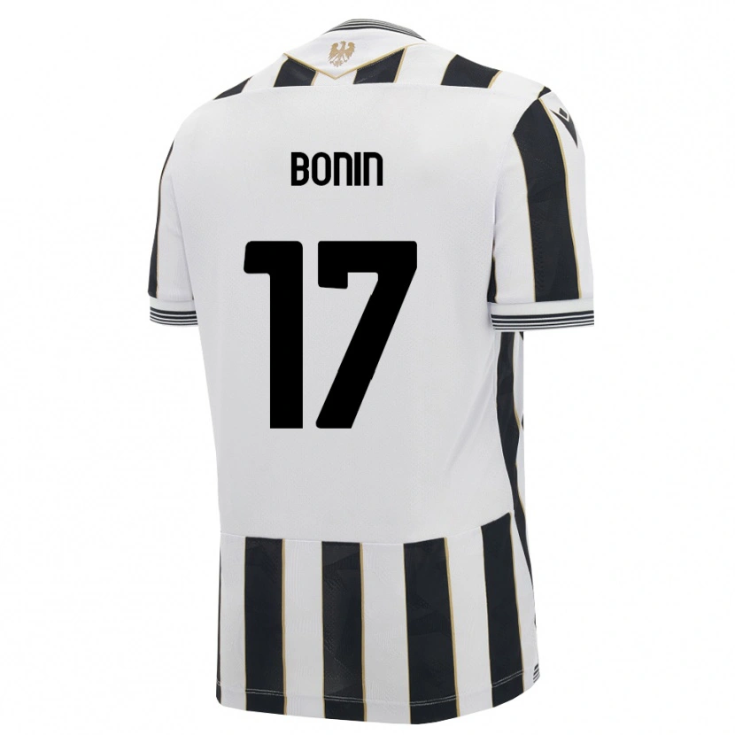 Danxen Pánské Luca Bonin #17 Černá Bílá Růžová Domů Hráčské Dresy 2026/27 Dres