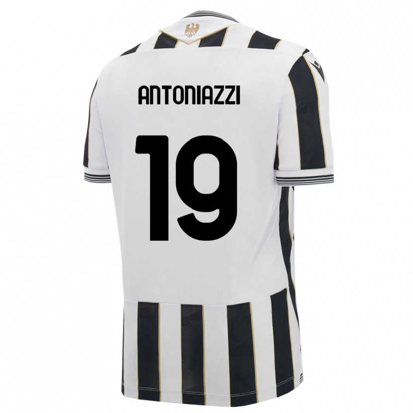 Danxen Pánské Samuele Antoniazzi #19 Černá Bílá Růžová Domů Hráčské Dresy 2026/27 Dres