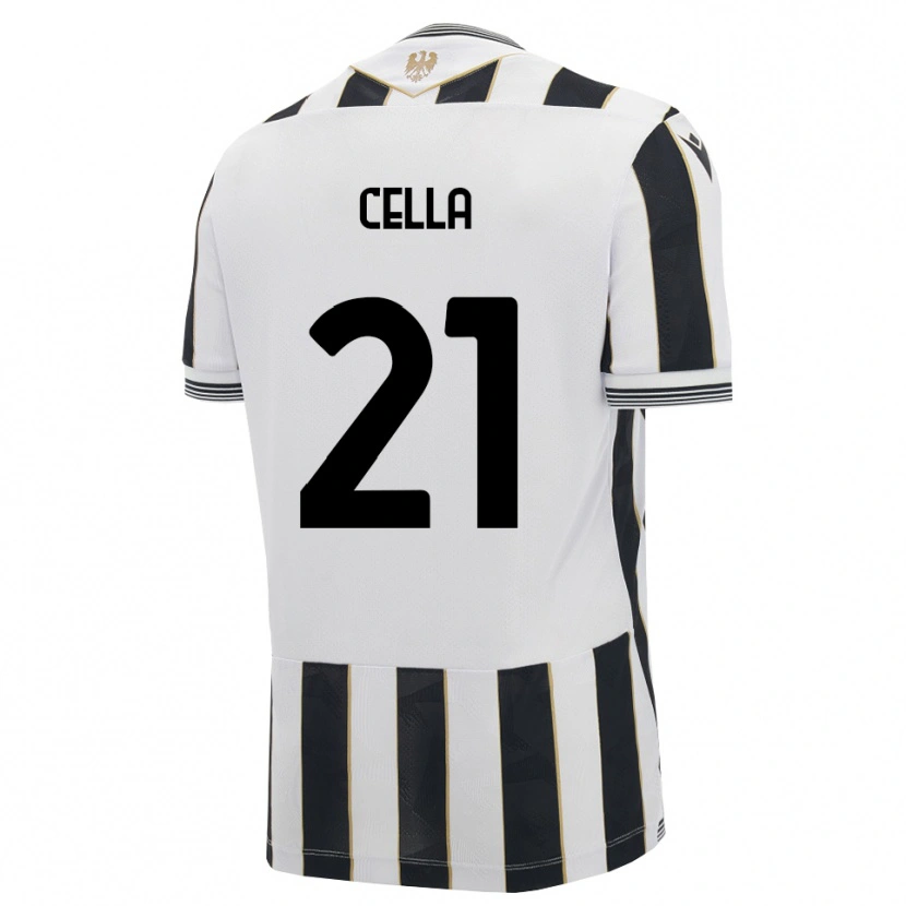 Danxen Pánské Leonardo Cella #21 Černá Bílá Růžová Domů Hráčské Dresy 2026/27 Dres