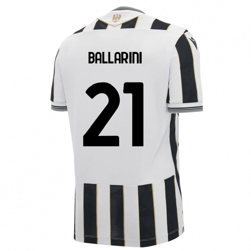 Danxen Pánské Marco Ballarini #21 Černá Bílá Růžová Domů Hráčské Dresy 2026/27 Dres