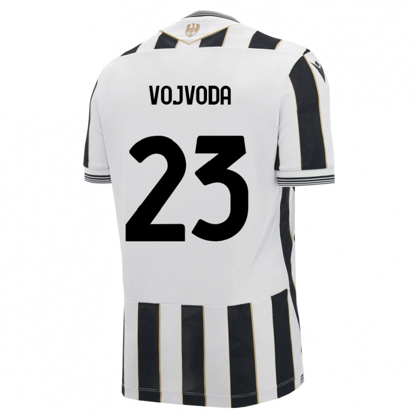 Danxen Pánské Mërgim Vojvoda #23 Černá Bílá Růžová Domů Hráčské Dresy 2026/27 Dres