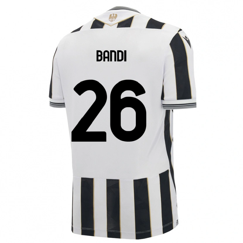 Danxen Pánské Gabriel Bandi #26 Černá Bílá Růžová Domů Hráčské Dresy 2026/27 Dres