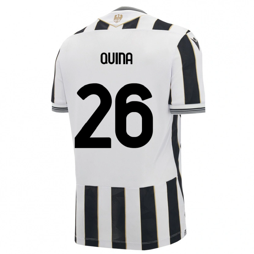 Danxen Pánské Domingos Quina #26 Černá Bílá Růžová Domů Hráčské Dresy 2026/27 Dres