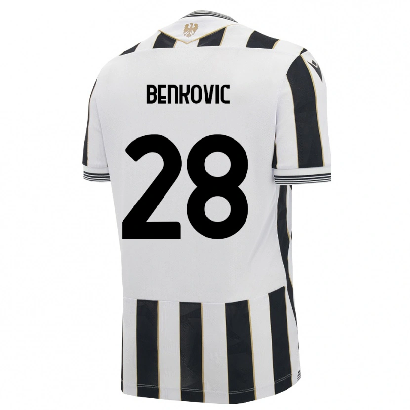 Danxen Pánské Filip Benkovic #28 Černá Bílá Růžová Domů Hráčské Dresy 2026/27 Dres