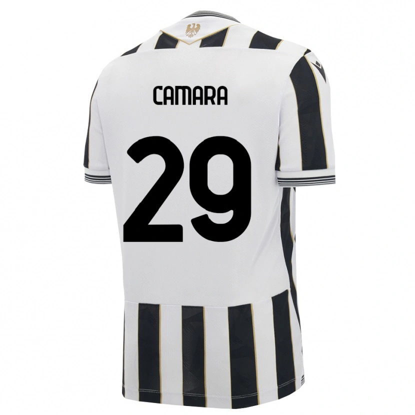 Danxen Pánské Abdoulaye Camara #29 Černá Bílá Růžová Domů Hráčské Dresy 2026/27 Dres
