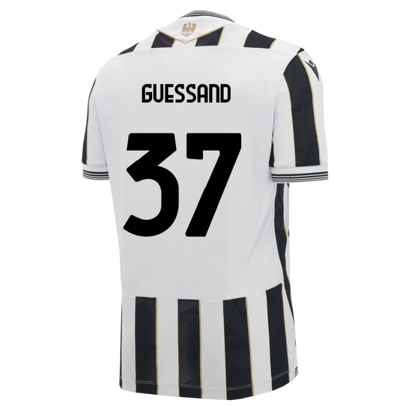Danxen Pánské Axel Guessand #37 Černá Bílá Růžová Domů Hráčské Dresy 2026/27 Dres