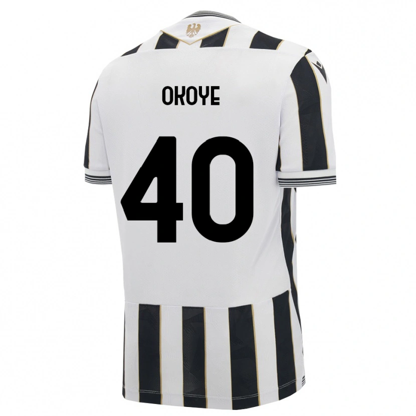 Danxen Pánské Maduka Okoye #40 Černá Bílá Růžová Domů Hráčské Dresy 2026/27 Dres