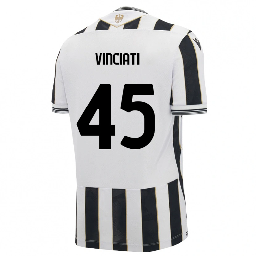 Danxen Pánské Giulio Vinciati #45 Černá Bílá Růžová Domů Hráčské Dresy 2026/27 Dres