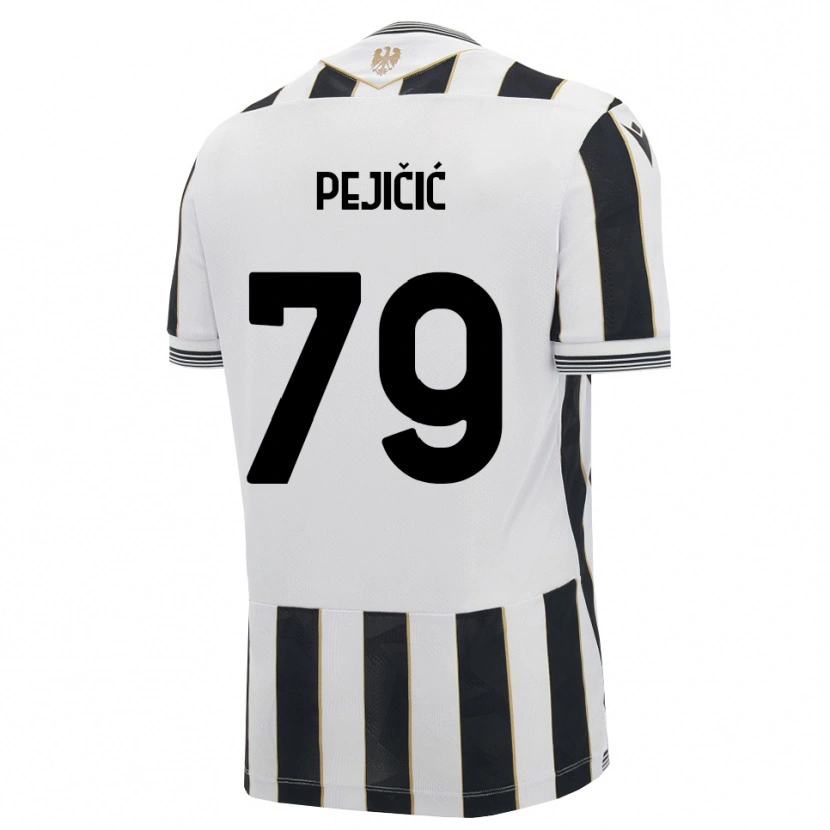 Danxen Pánské David Pejičić #79 Černá Bílá Růžová Domů Hráčské Dresy 2026/27 Dres