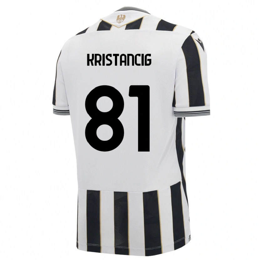Danxen Pánské Luca Kristancig #81 Černá Bílá Růžová Domů Hráčské Dresy 2026/27 Dres