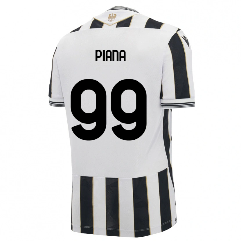 Danxen Pánské Edoardo Piana #99 Černá Bílá Růžová Domů Hráčské Dresy 2026/27 Dres