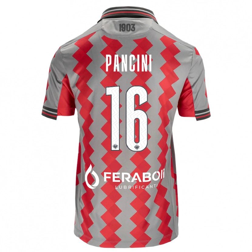 Danxen Pánské Alex Pancini #16 Šedá Červená Bílá Domů Hráčské Dresy 2026/27 Dres