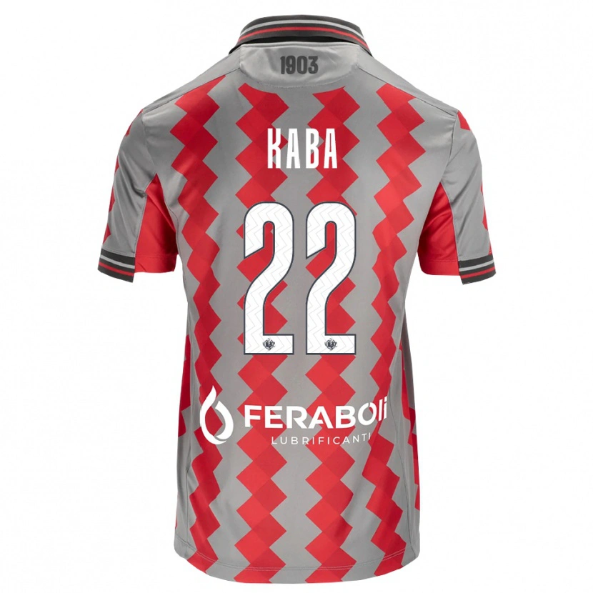 Danxen Pánské Karamoko Kaba #22 Šedá Červená Bílá Domů Hráčské Dresy 2026/27 Dres