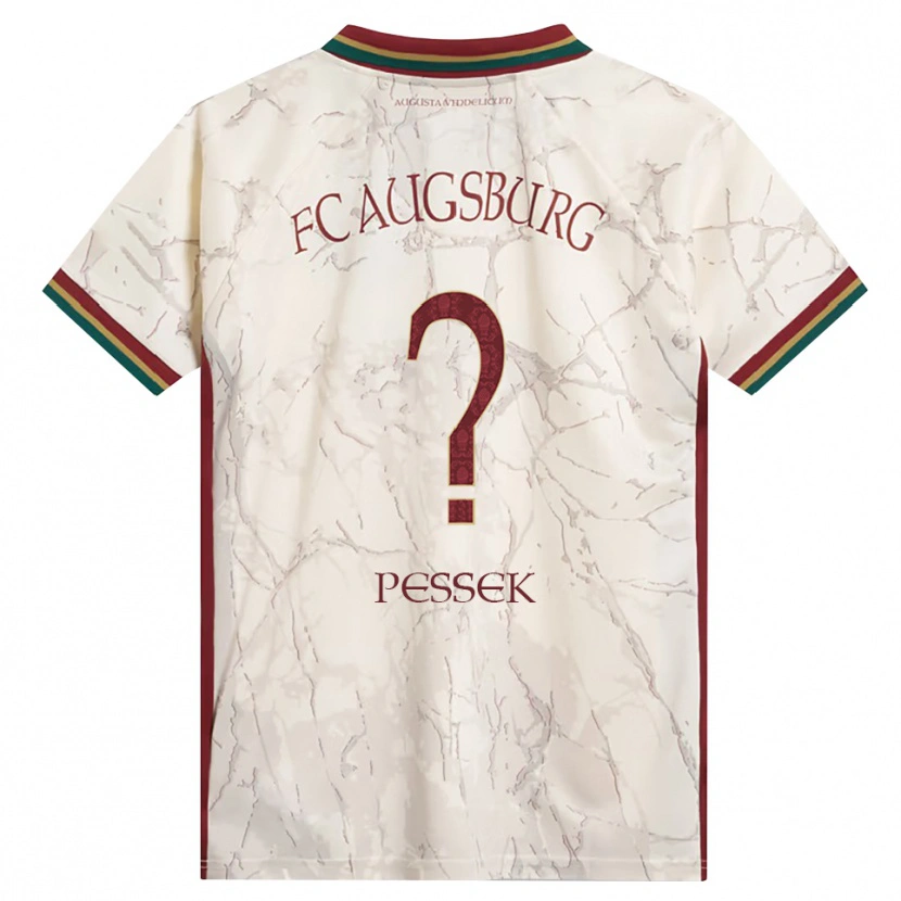 Danxen Pánské Luca Pessek #0 Zelená Rýžová Bílá Tmavě Červená Domů Hráčské Dresy 2026/27 Dres