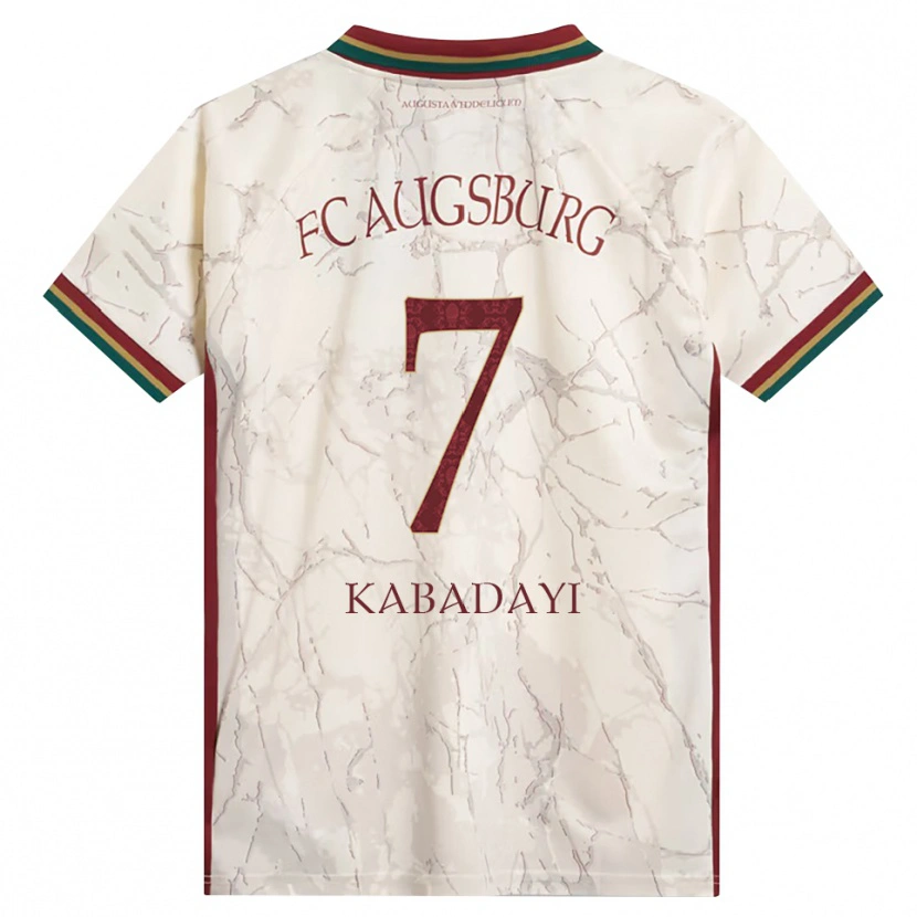Danxen Pánské Yusuf Kabadayi #7 Zelená Rýžová Bílá Tmavě Červená Domů Hráčské Dresy 2026/27 Dres