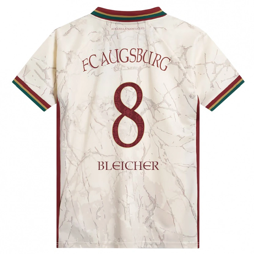 Danxen Pánské Franz Xaver Bleicher #8 Zelená Rýžová Bílá Tmavě Červená Domů Hráčské Dresy 2026/27 Dres