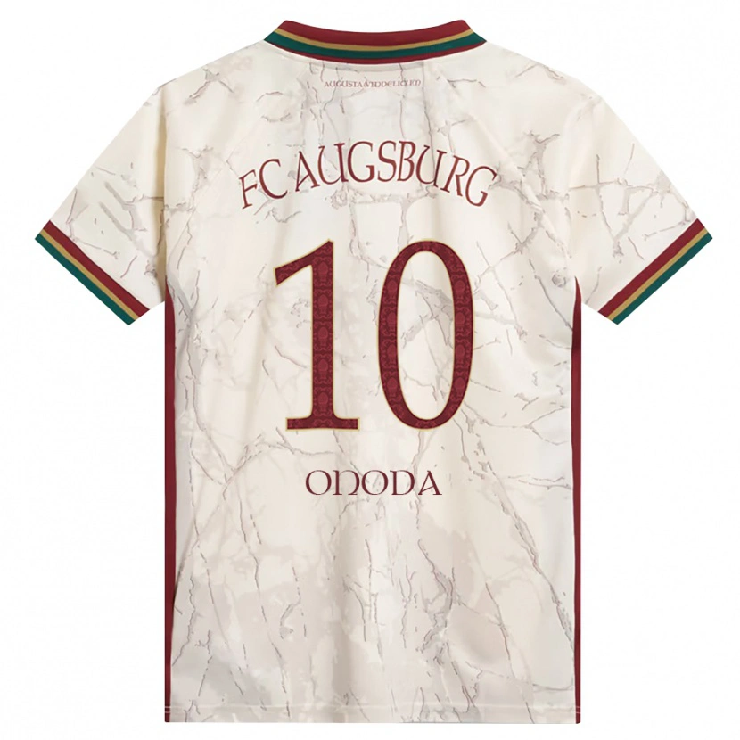 Danxen Pánské Ryota Onoda #10 Zelená Rýžová Bílá Tmavě Červená Domů Hráčské Dresy 2026/27 Dres