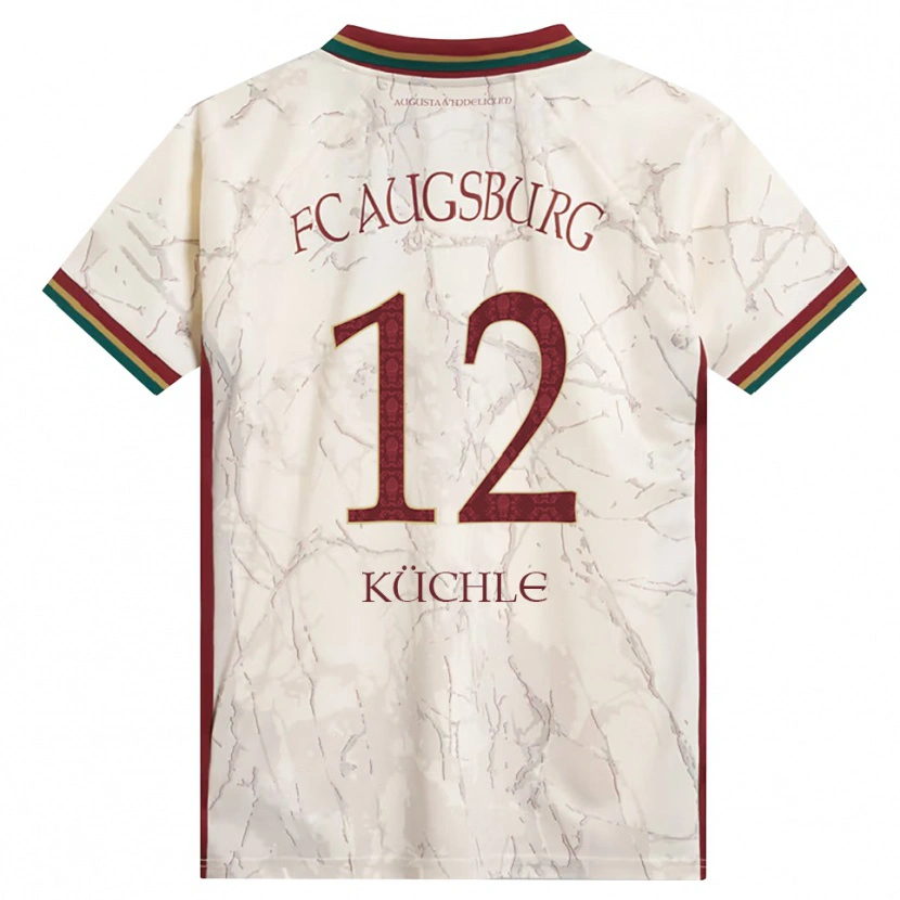 Danxen Pánské Jana Küchle #12 Zelená Rýžová Bílá Tmavě Červená Domů Hráčské Dresy 2026/27 Dres
