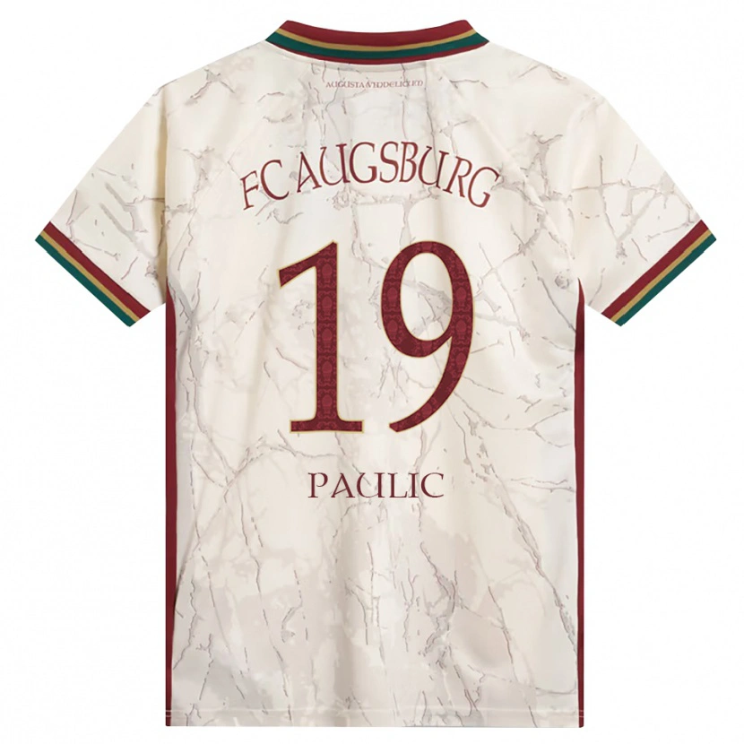 Danxen Pánské Anthony Paulic #19 Zelená Rýžová Bílá Tmavě Červená Domů Hráčské Dresy 2026/27 Dres