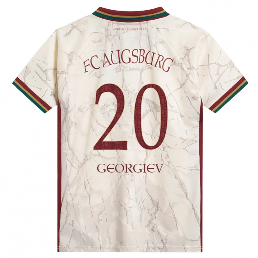 Danxen Pánské Bojan Georgiev #20 Zelená Rýžová Bílá Tmavě Červená Domů Hráčské Dresy 2026/27 Dres