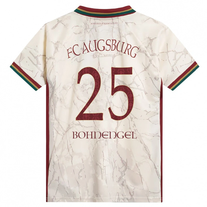 Danxen Pánské Noah Bohnengel #25 Zelená Rýžová Bílá Tmavě Červená Domů Hráčské Dresy 2026/27 Dres