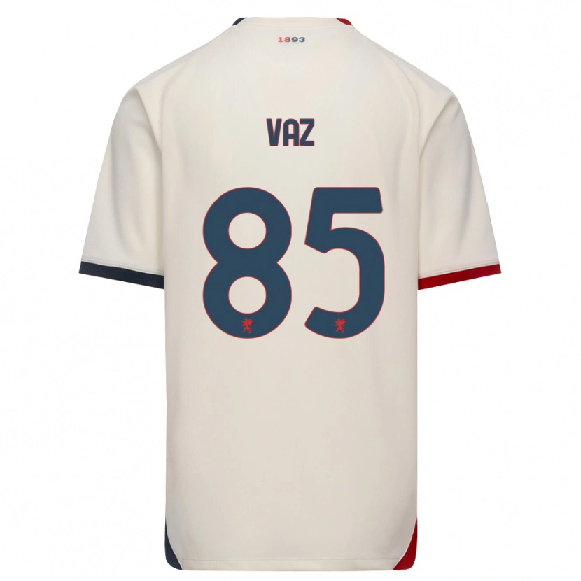 Danxen Pánské Marcelo Vaz #85 Bílá Červená Daleko Hráčské Dresy 2026/27 Dres
