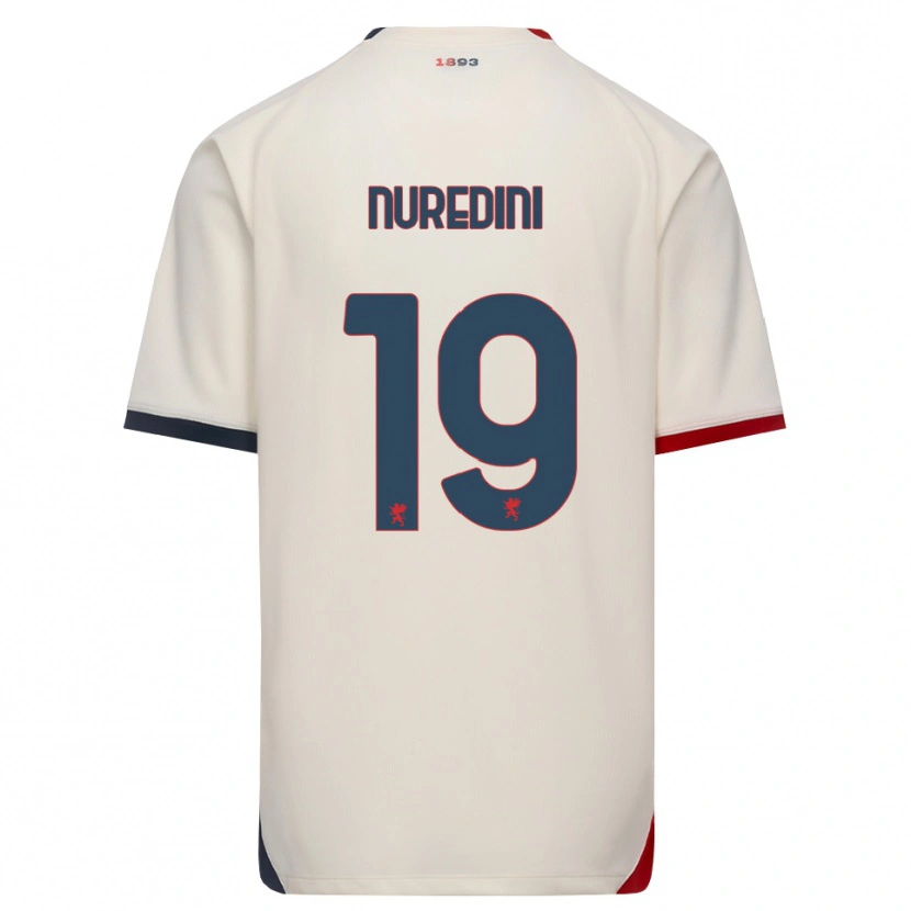 Danxen Pánské Joi Nuredini #19 Bílá Červená Daleko Hráčské Dresy 2026/27 Dres