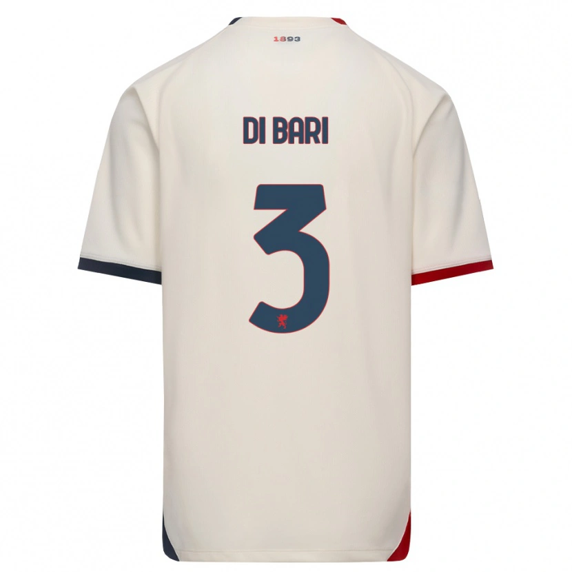 Danxen Pánské Martina Di Bari #3 Bílá Červená Daleko Hráčské Dresy 2026/27 Dres