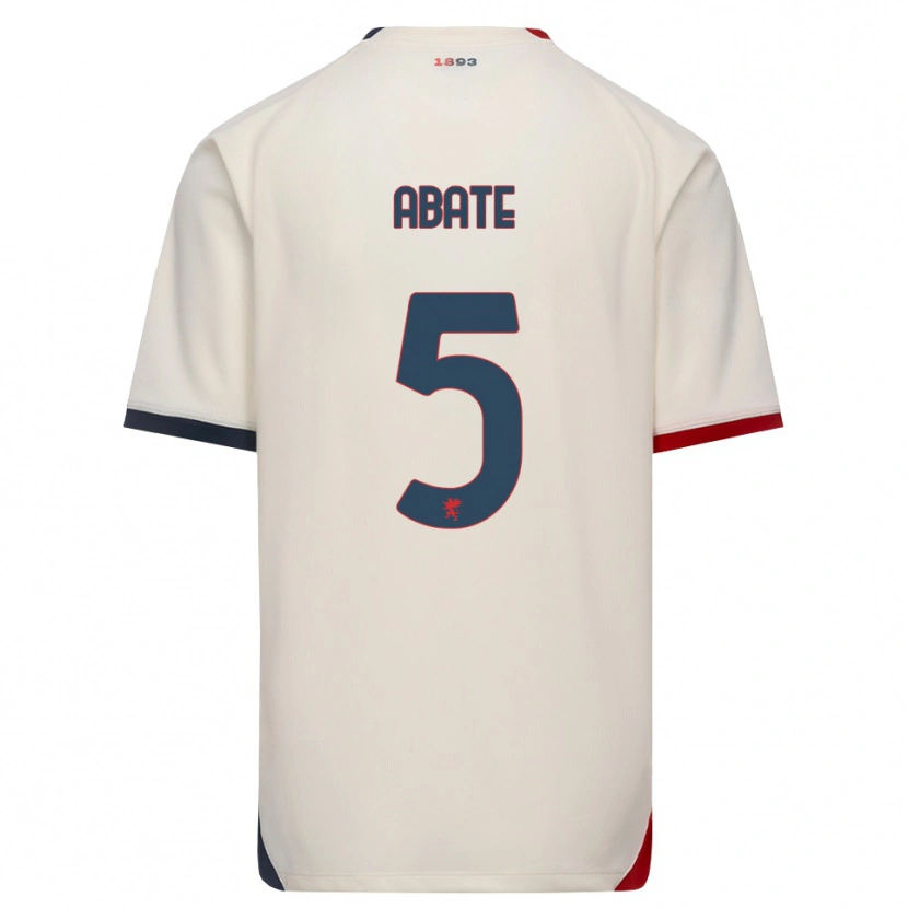 Danxen Pánské Giada Abate #5 Bílá Červená Daleko Hráčské Dresy 2026/27 Dres