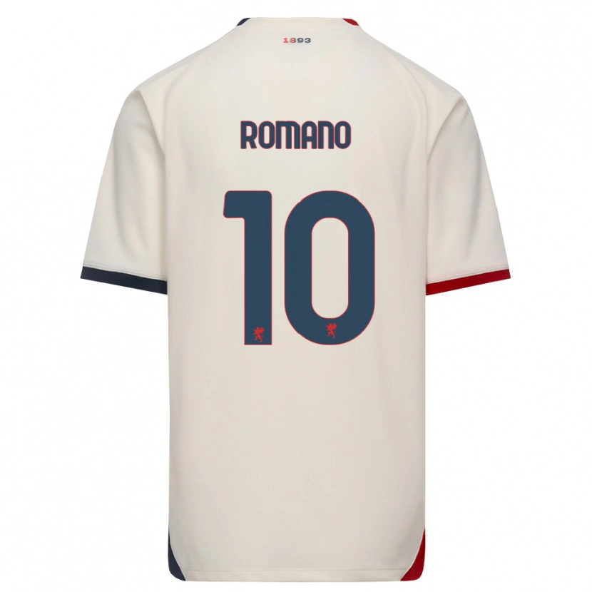 Danxen Pánské Marco Romano #10 Bílá Červená Daleko Hráčské Dresy 2026/27 Dres