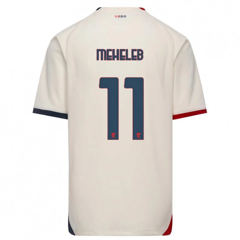 Danxen Pánské Sami Meheleb #11 Bílá Červená Daleko Hráčské Dresy 2026/27 Dres