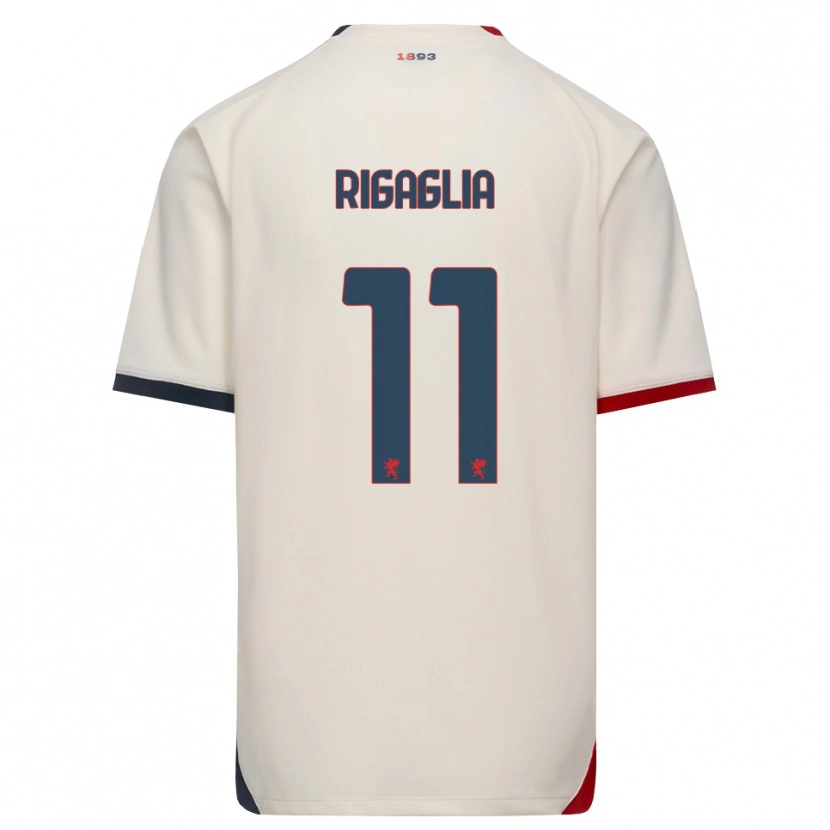 Danxen Pánské Alison Rigaglia #11 Bílá Červená Daleko Hráčské Dresy 2026/27 Dres