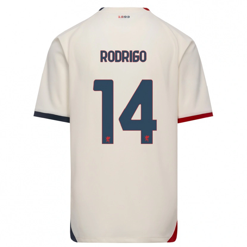 Danxen Pánské Rodrigo Delgado De Albuquerque #14 Bílá Červená Daleko Hráčské Dresy 2026/27 Dres